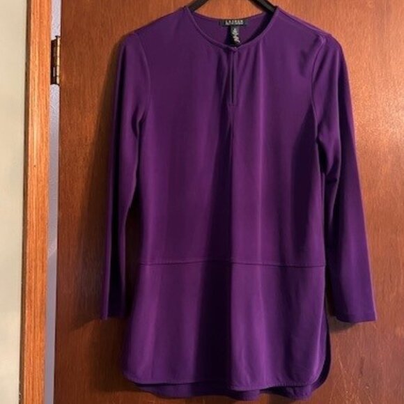 Lauren Ralph Lauren Women's Purple Top size Medium - Picture 1 of 2